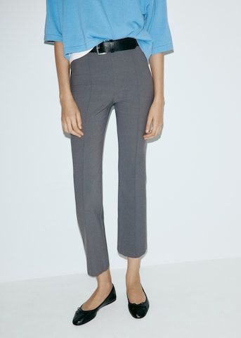 MANGO Bootcut Nadrág 'ROME' - szürke: elől