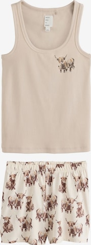Shorty Next en beige : devant