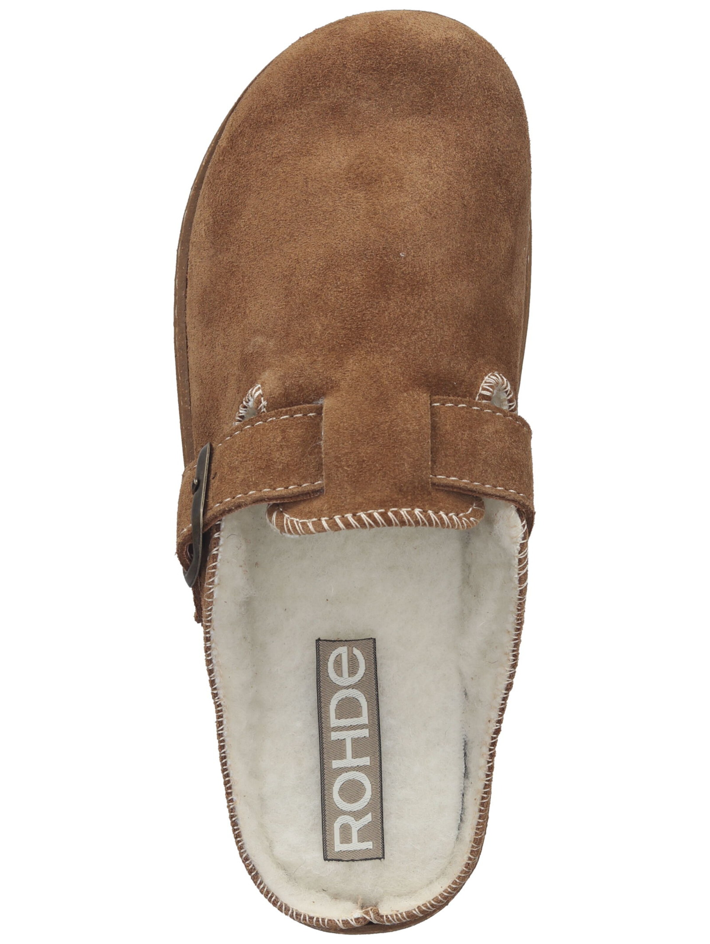 ROHDE Hausschuh in Braun