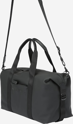 Karl Lagerfeld Пътна чанта в черно: отпред