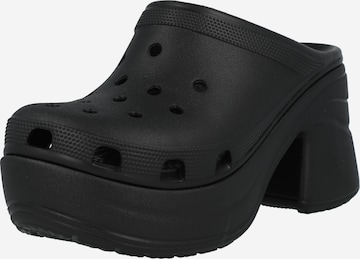 Sabots 'Siren' Crocs en noir : devant