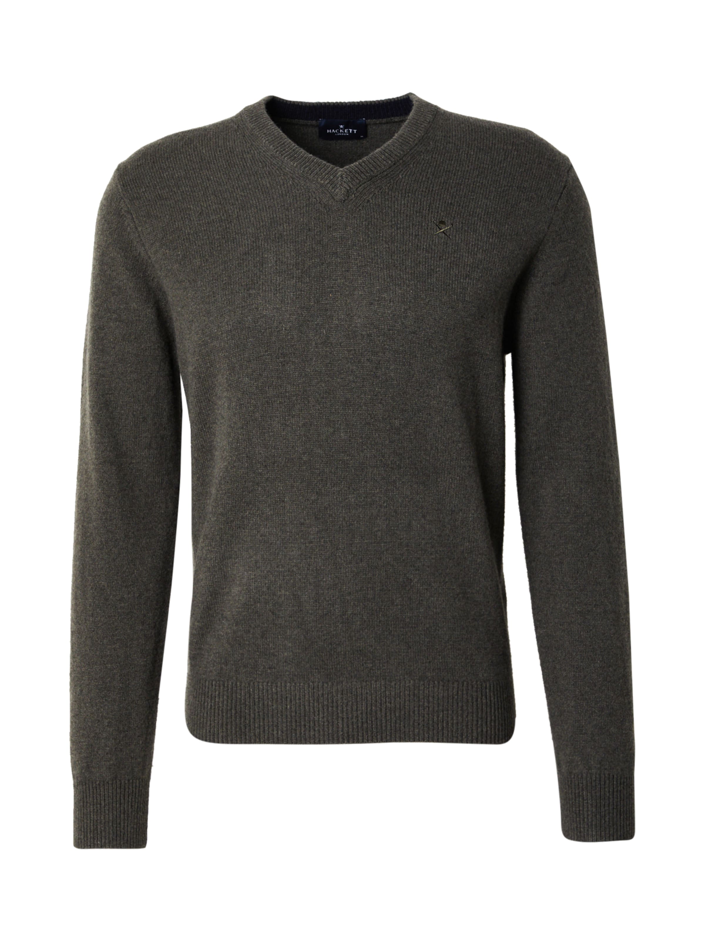 Hackett London Пуловер в зелено: отпред