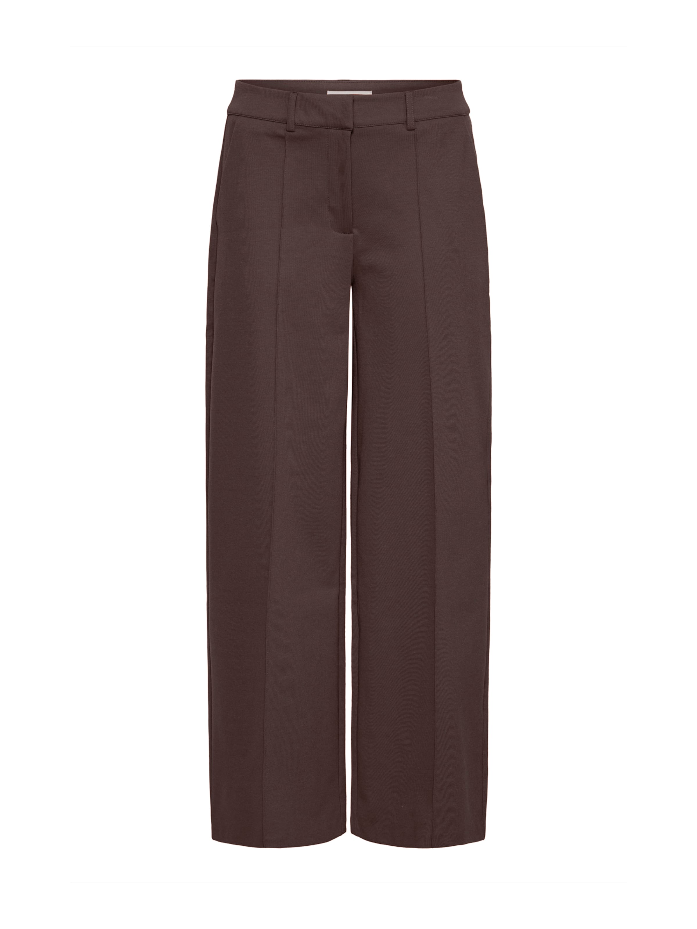 Pantaloni con piega frontale 'IHKate' di ICHI in marrone: frontale