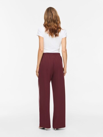 VILA Wide leg Broek 'VIClua' in Bruin