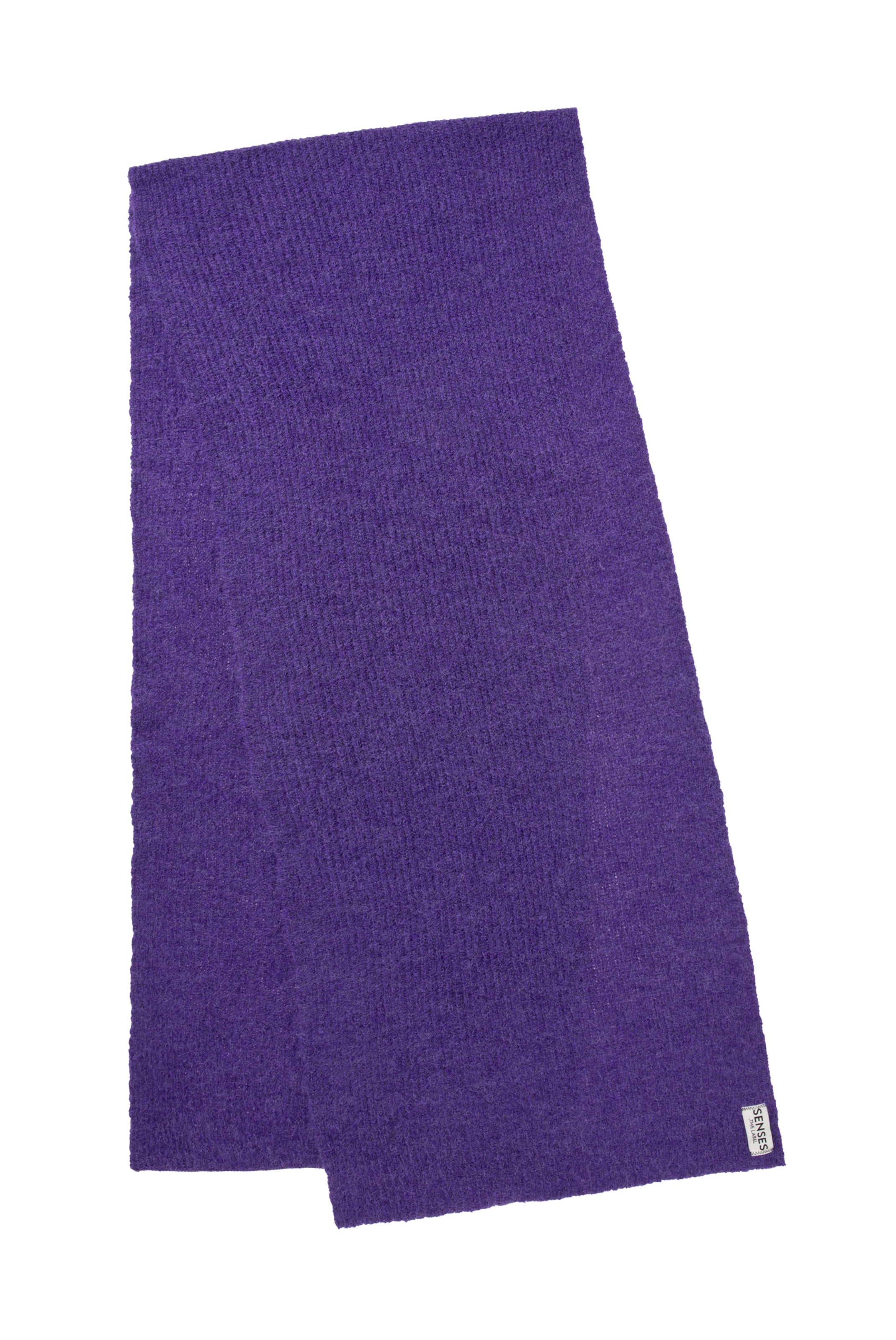 SENSES.THE LABEL Scarf in Purple: front