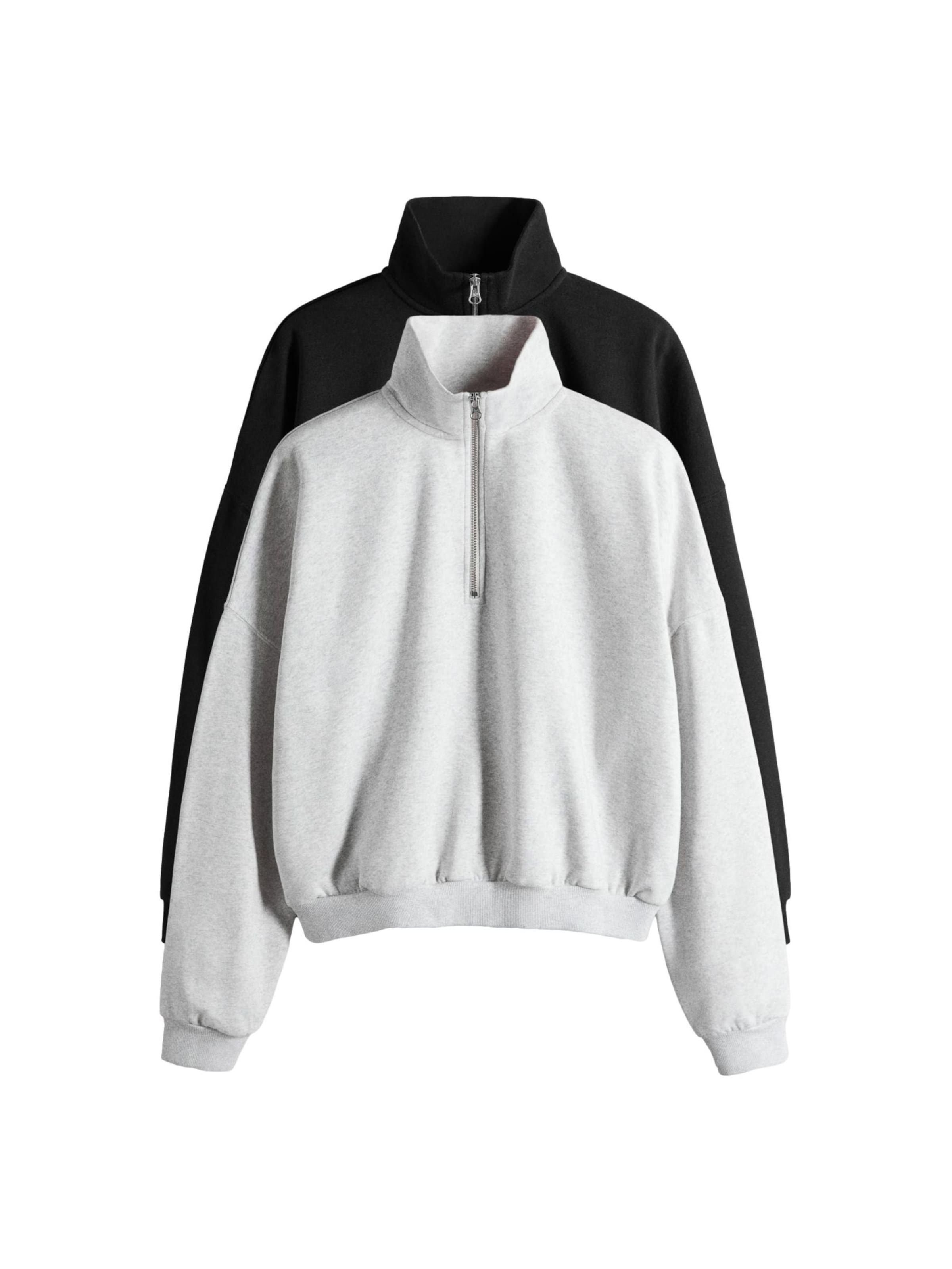 The Set Суичър в сиво: отпред