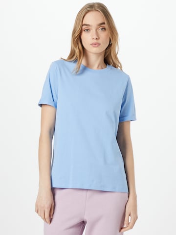 PIECES Majica 'Ria' | modra barva: sprednja stran