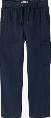 NAME IT - Tapered Pantalón 'BEN' en azul: frente