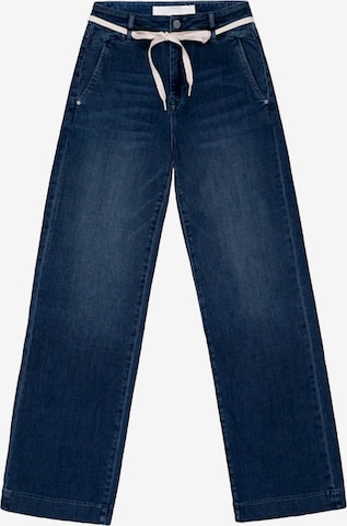 Dawn Jeans 'Dew Flared French Pocket' in Blau: Vorderseite