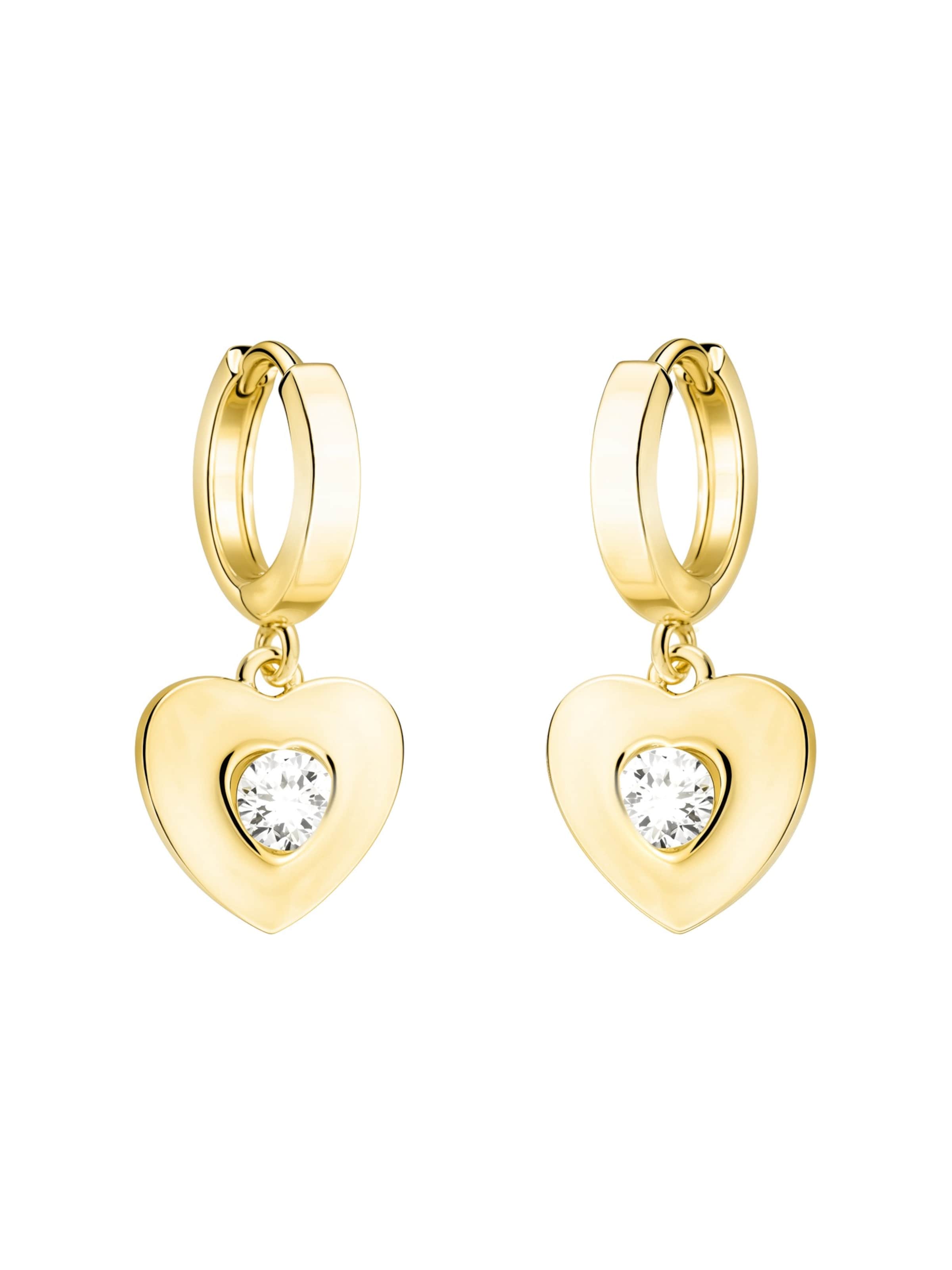 Sofia Milani Ohrringe 'Heart'‌ in One Size in gold, Produktansicht