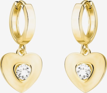 Sofia Milani Ohrringe 'Heart' in Gold: Vorderseite