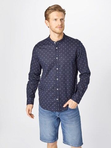 TOM TAILOR Regular fit Overhemd in Blauw: voorkant