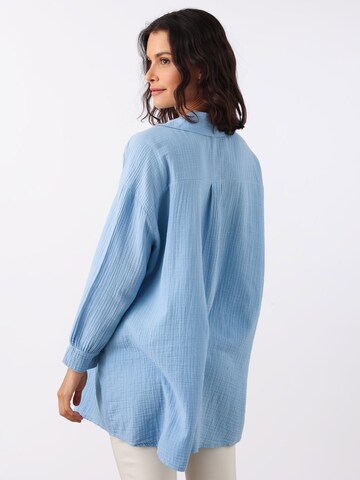 Chemisier 'Rebecca' Zwillingsherz en bleu