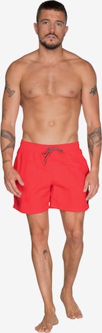 PROTEST Badeshorts 'FAST' in Orange: Vorderseite