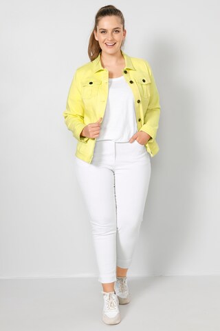 Janet & Joyce Between-Season Jacket in Yellow