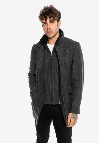 Redbridge Between-Seasons Coat 'Cannock' in Grey: front