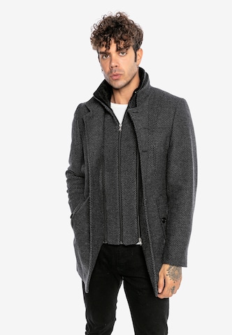 Redbridge Between-Seasons Coat 'Cannock' in Grey: front