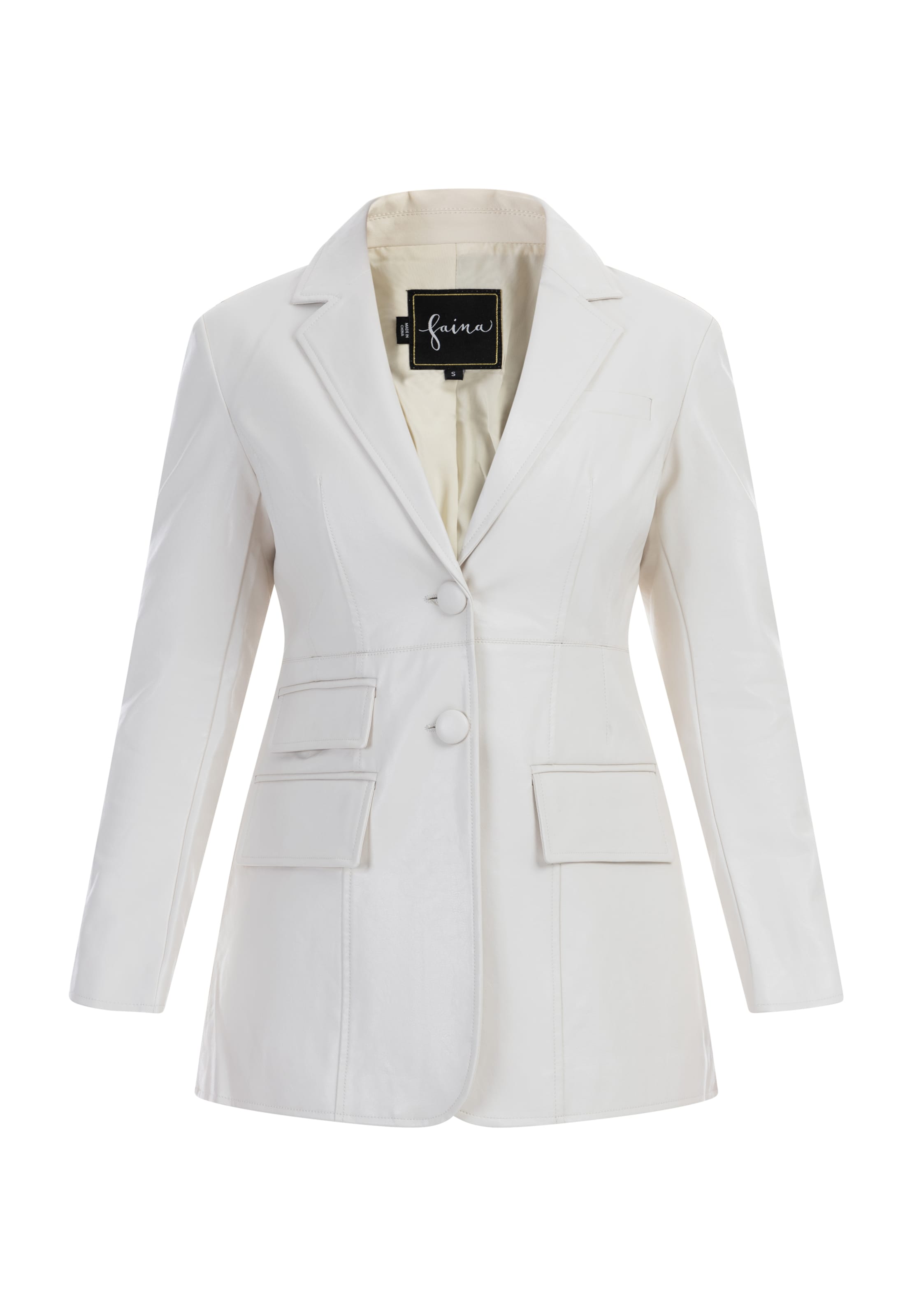 faina - Blazer em bege: frente