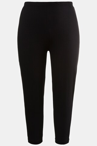 Skinny Leggings Ulla Popken en noir : devant