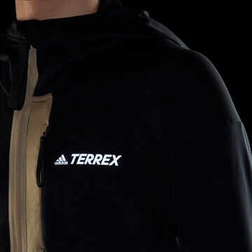 ADIDAS TERREX - Chaqueta polar funcional en negro
