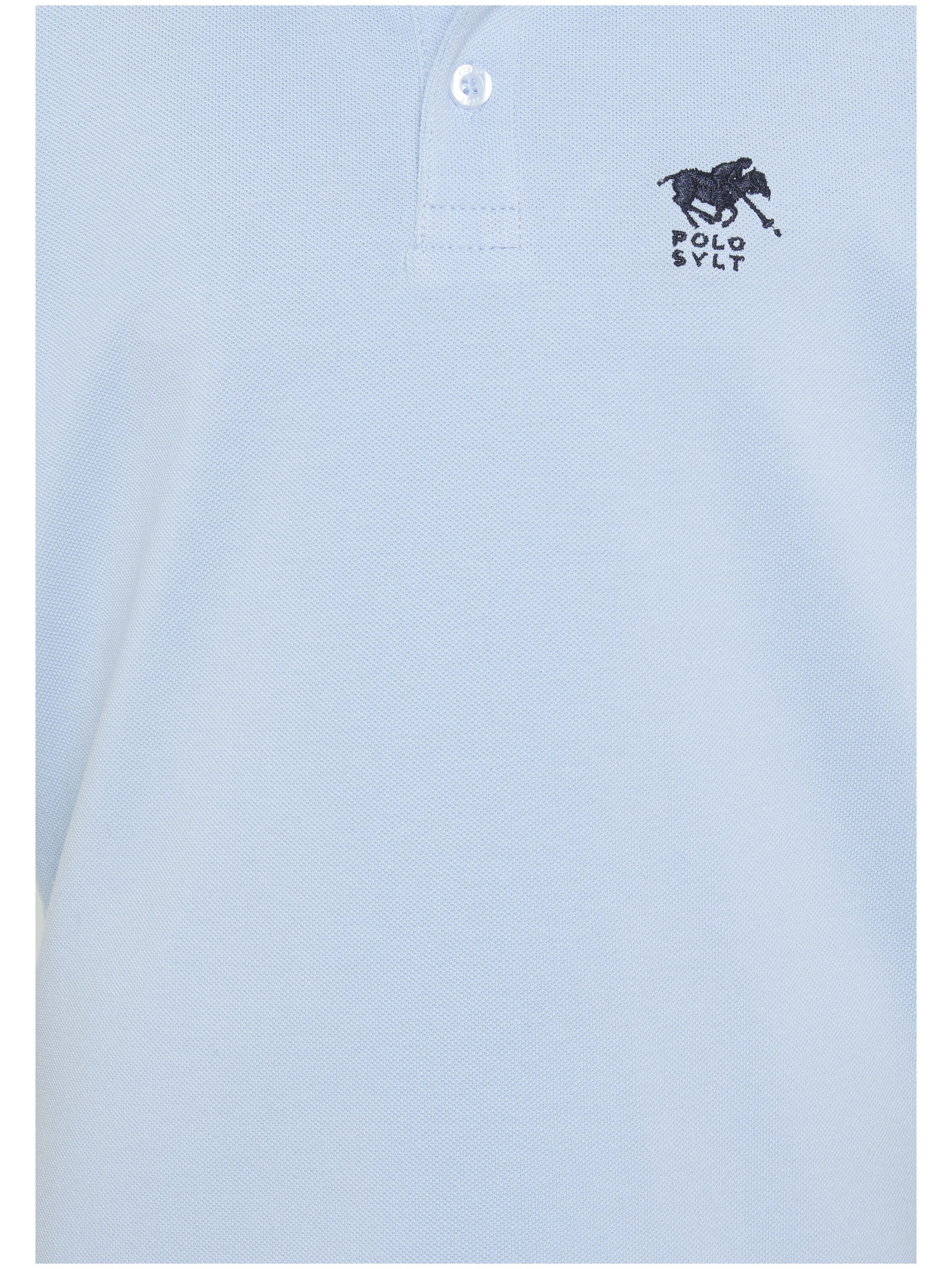 Polo Sylt Shirt ' mit Logo-Stickerei ' in Blue