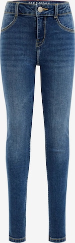 WE Fashion Skinny Jeans in Blue: front
