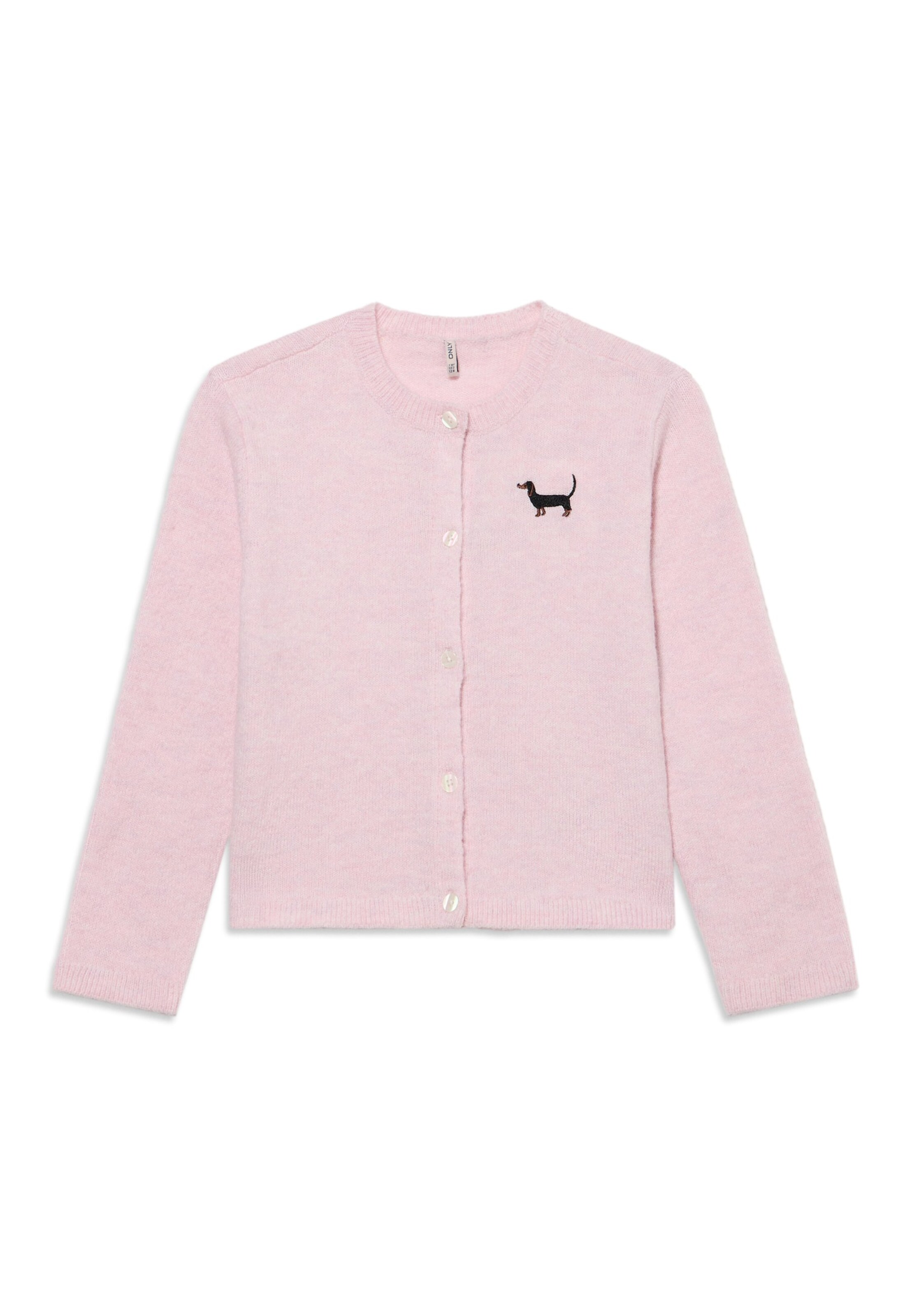 ONLY GIRLS Knit Cardigan 'KOGEVIA' in Purple: front