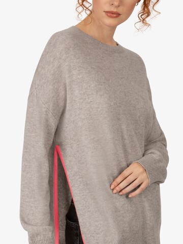 Rainbow Cashmere Sweater in Beige