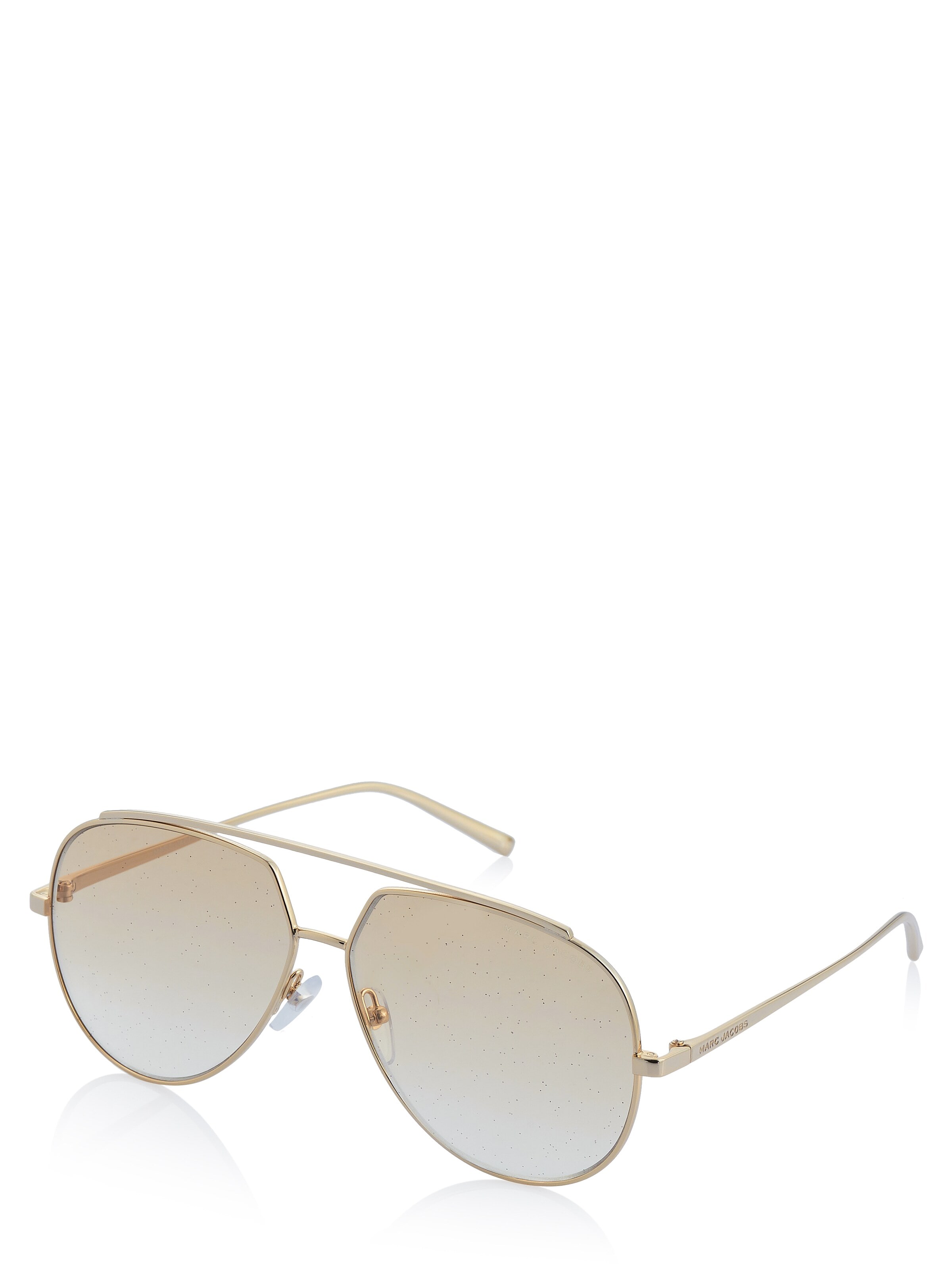 Lunettes de soleil Marc Jacobs en or : devant