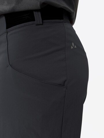 VAUDE Regular Outdoor trousers 'Loamer' in Black