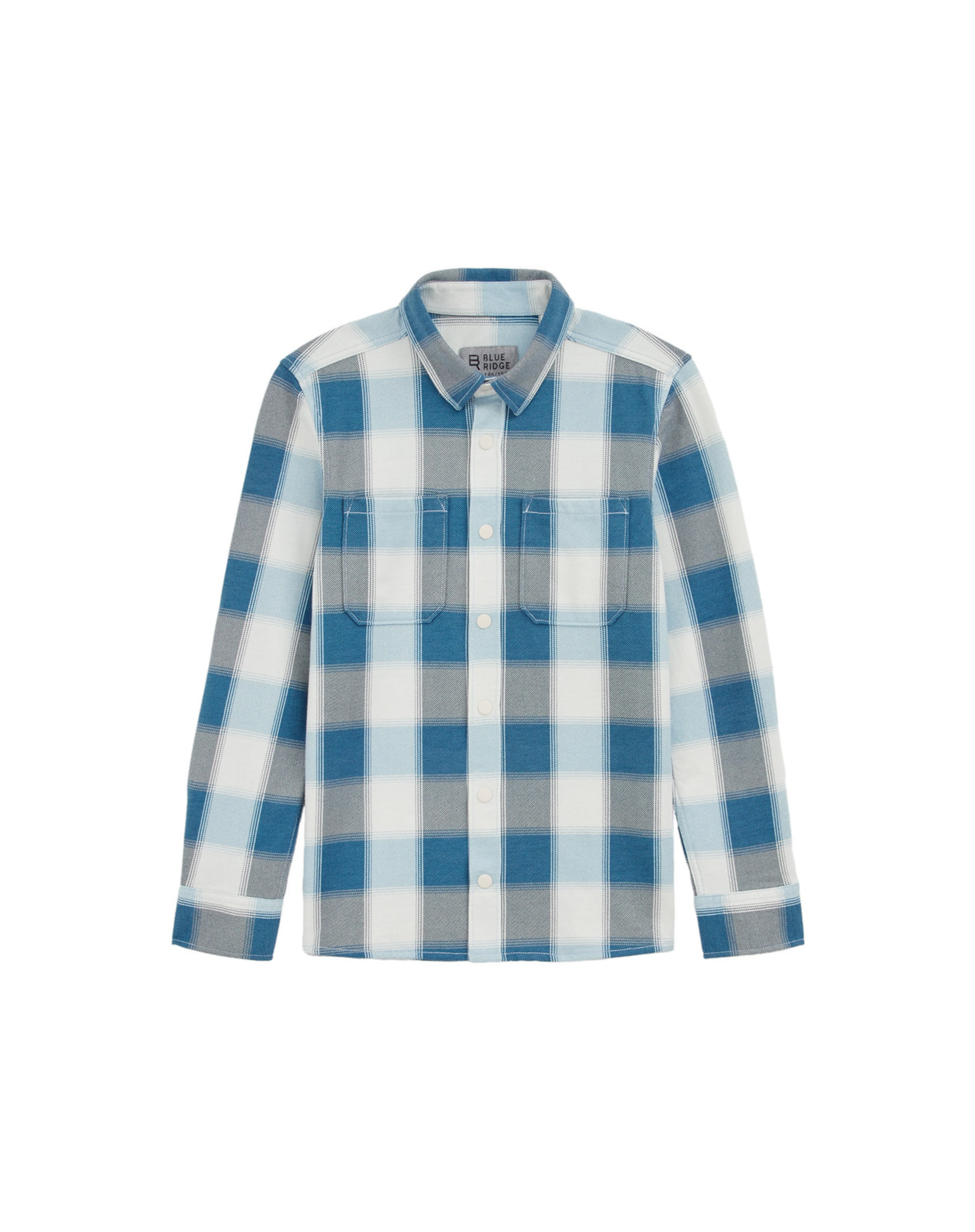 WE Fashion Klasický střih Košile – modrá: přední strana