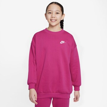 Nike Sportswear Sweatshirt in Pink: front