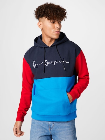 Karl Kani Sweatshirt  'Originals Block' in Blau: predná strana