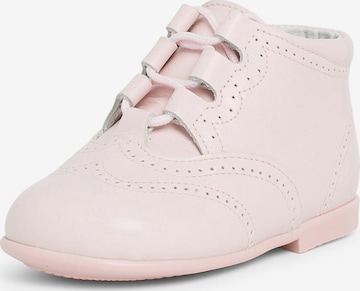 Pisamonas - Zapatos primeros pasos en rosa: frente