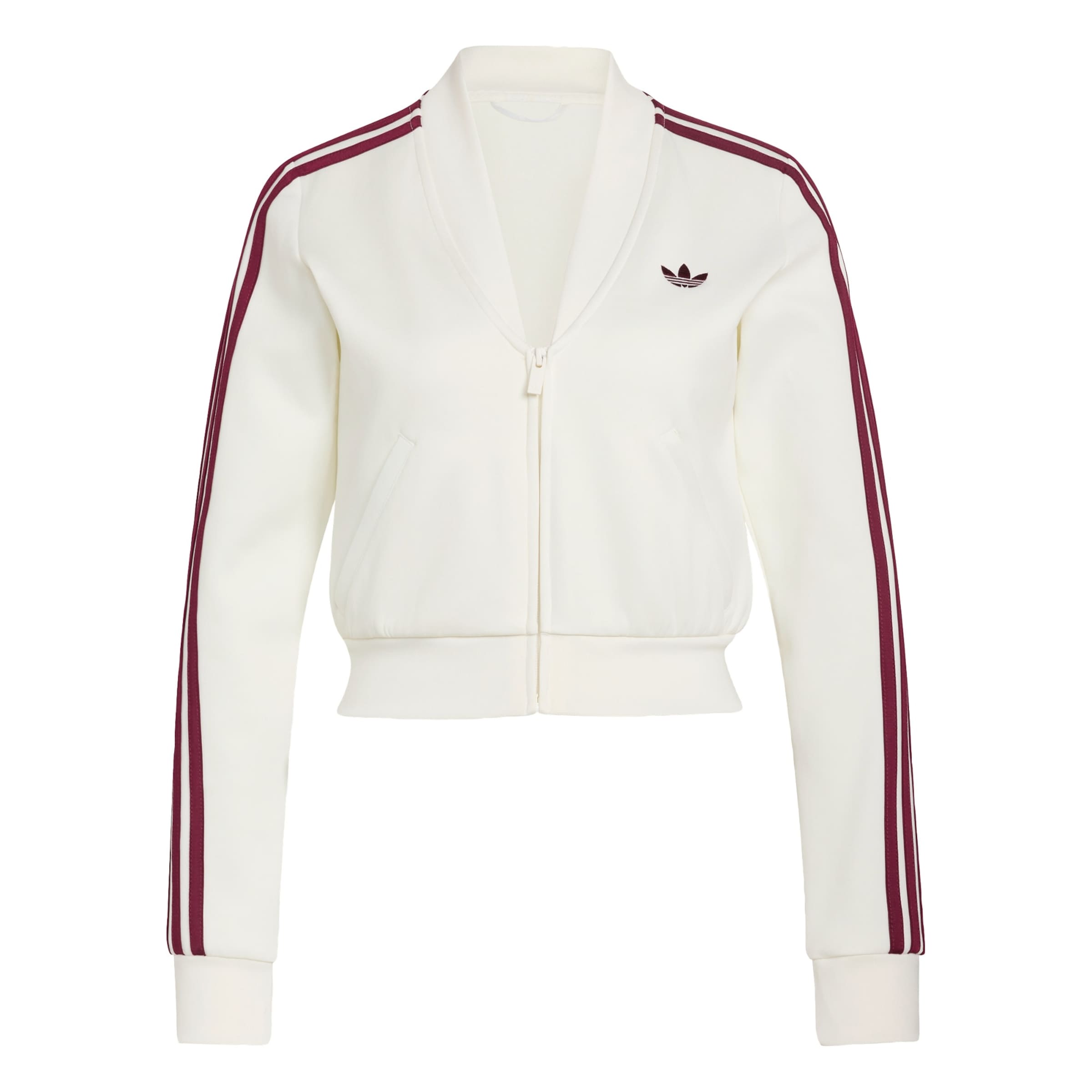Veste de survêtement 'Superstar' ADIDAS ORIGINALS en blanc : devant