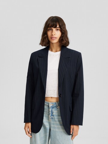 Blazer di Bershka in blu: frontale