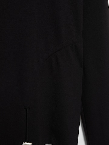 Pull&Bear Shirt in Schwarz