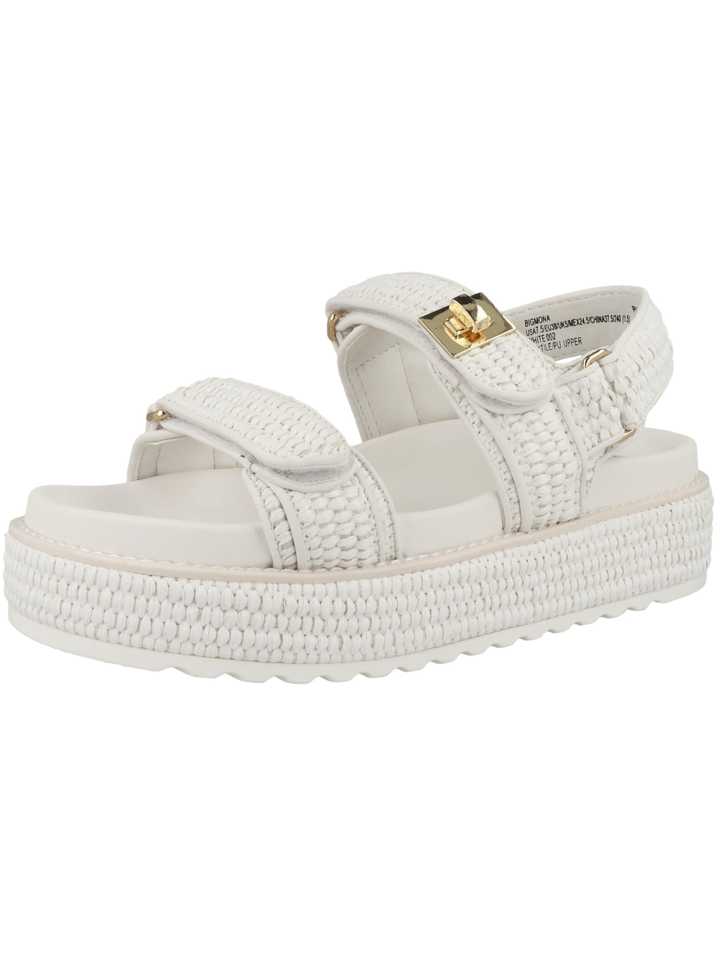 STEVE MADDEN Sandalias con hebilla 'Bigmona' en 36 en blanco, Vista del producto