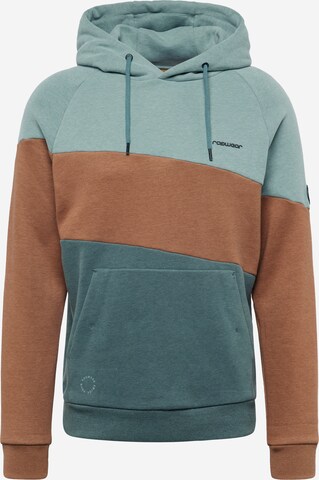 Ragwear Sweatshirt 'TRISO' in Green: front