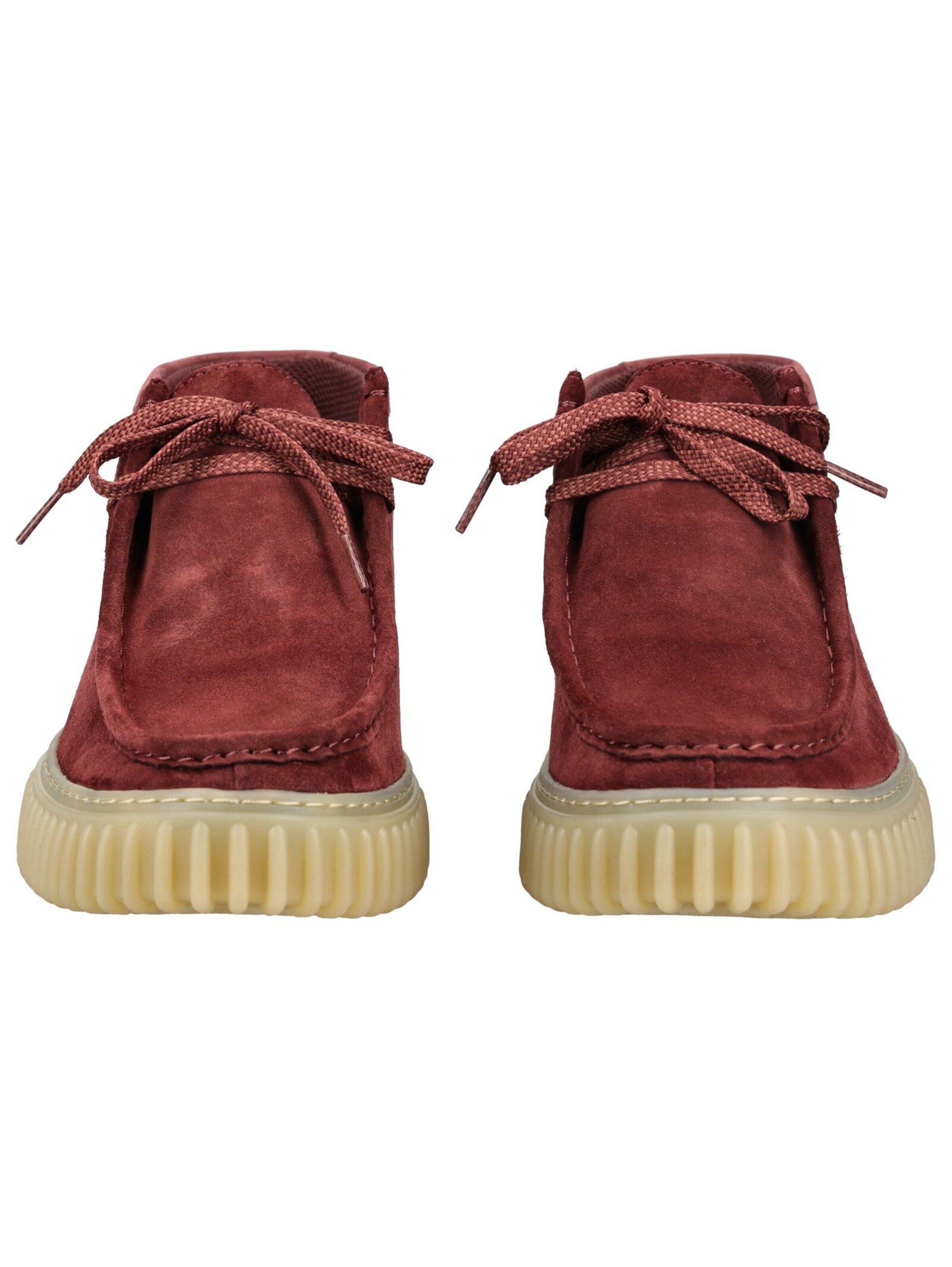 Chaussure à lacets CLARKS en rouge