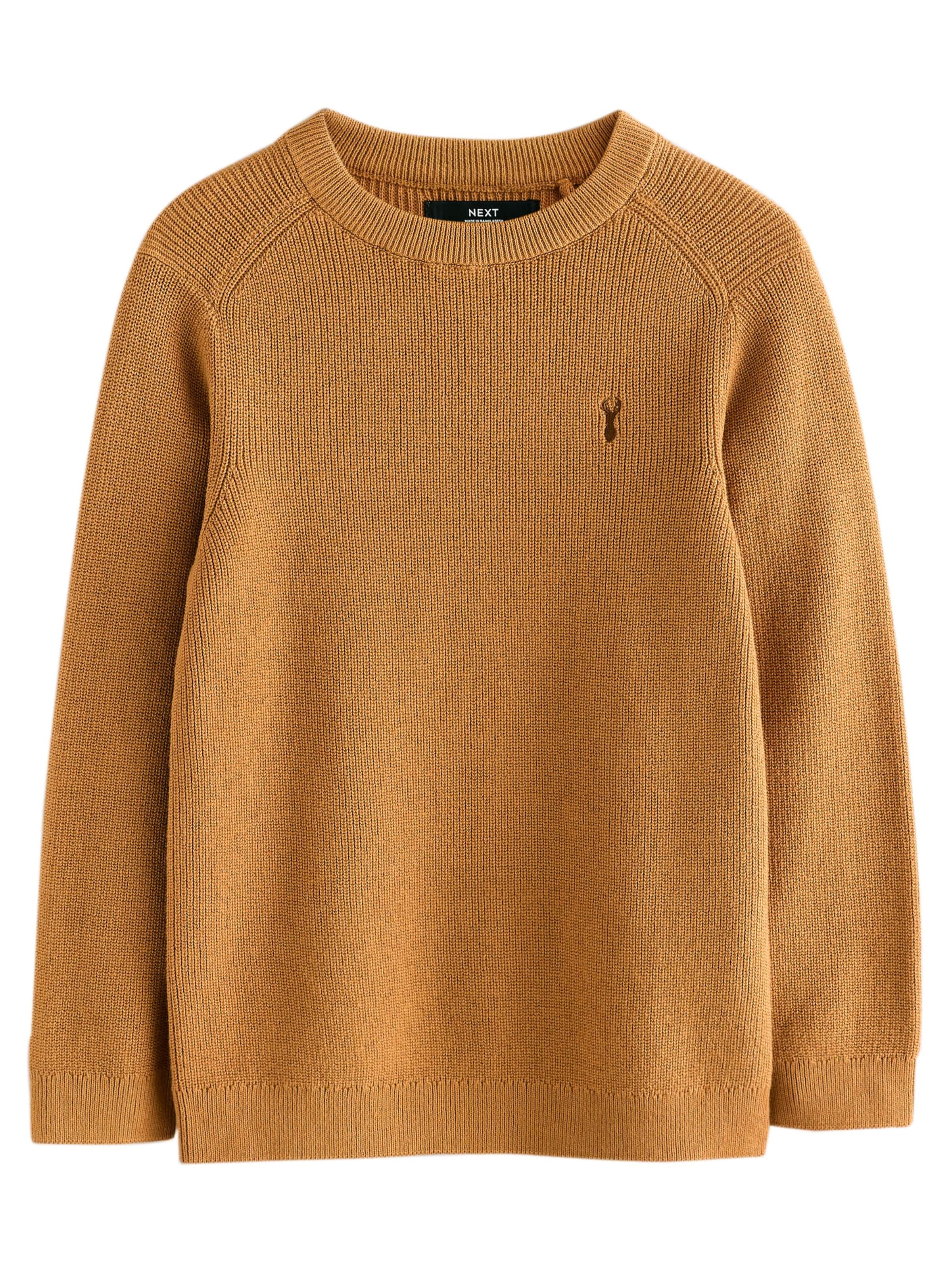 Pull-over Next en marron : devant