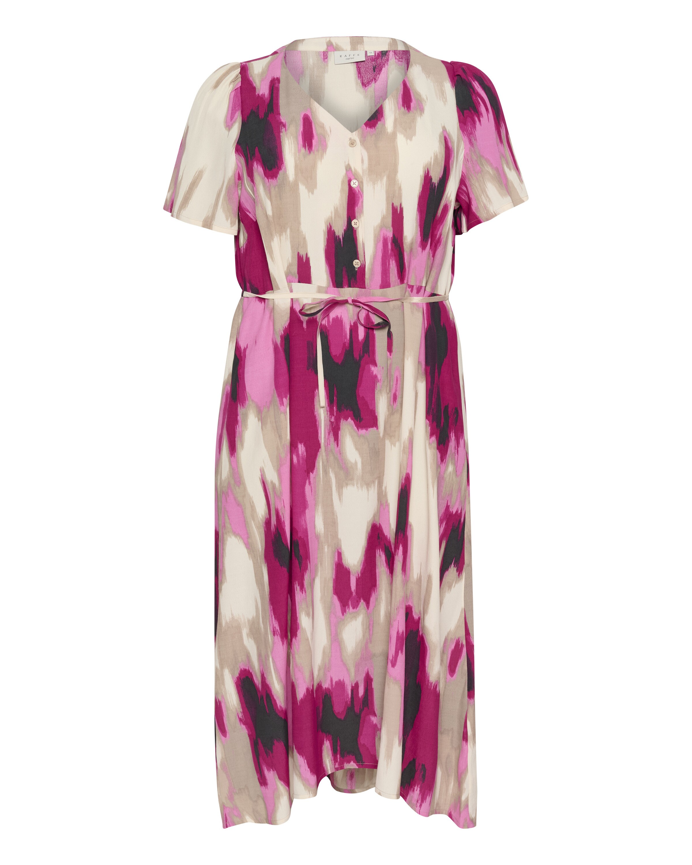 KAFFE CURVE Kjole 'Alona' i pink: forside