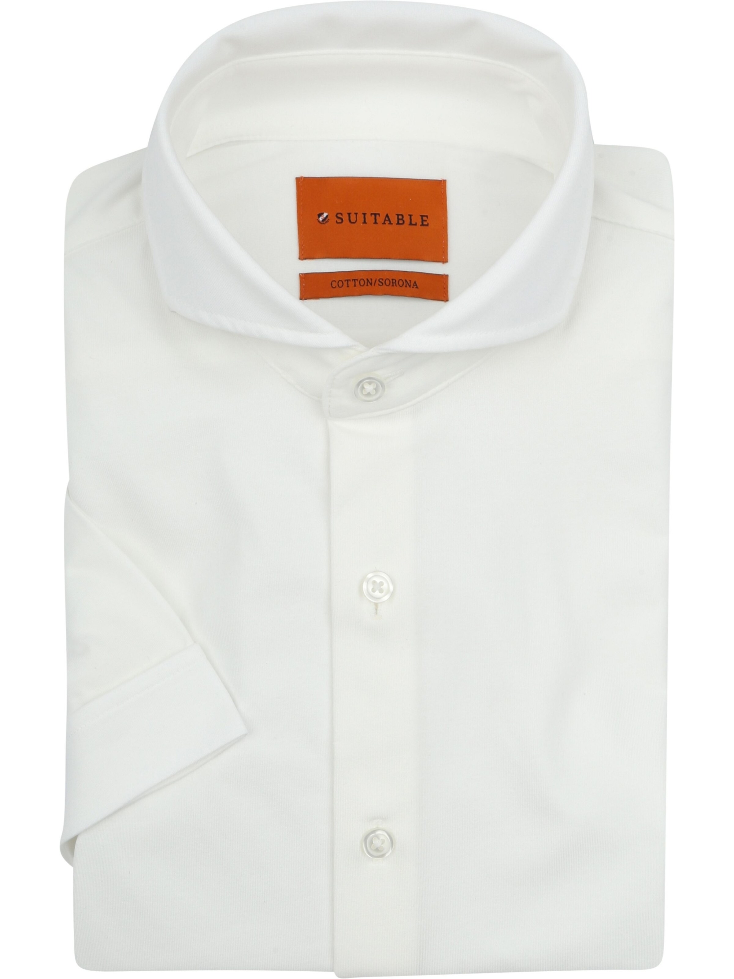 Coupe slim Chemise Suitable en blanc