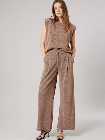 Loosefit Pantalon Deeluxe en marron