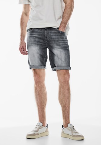 Street One MEN Regular Jeans in Grey: front