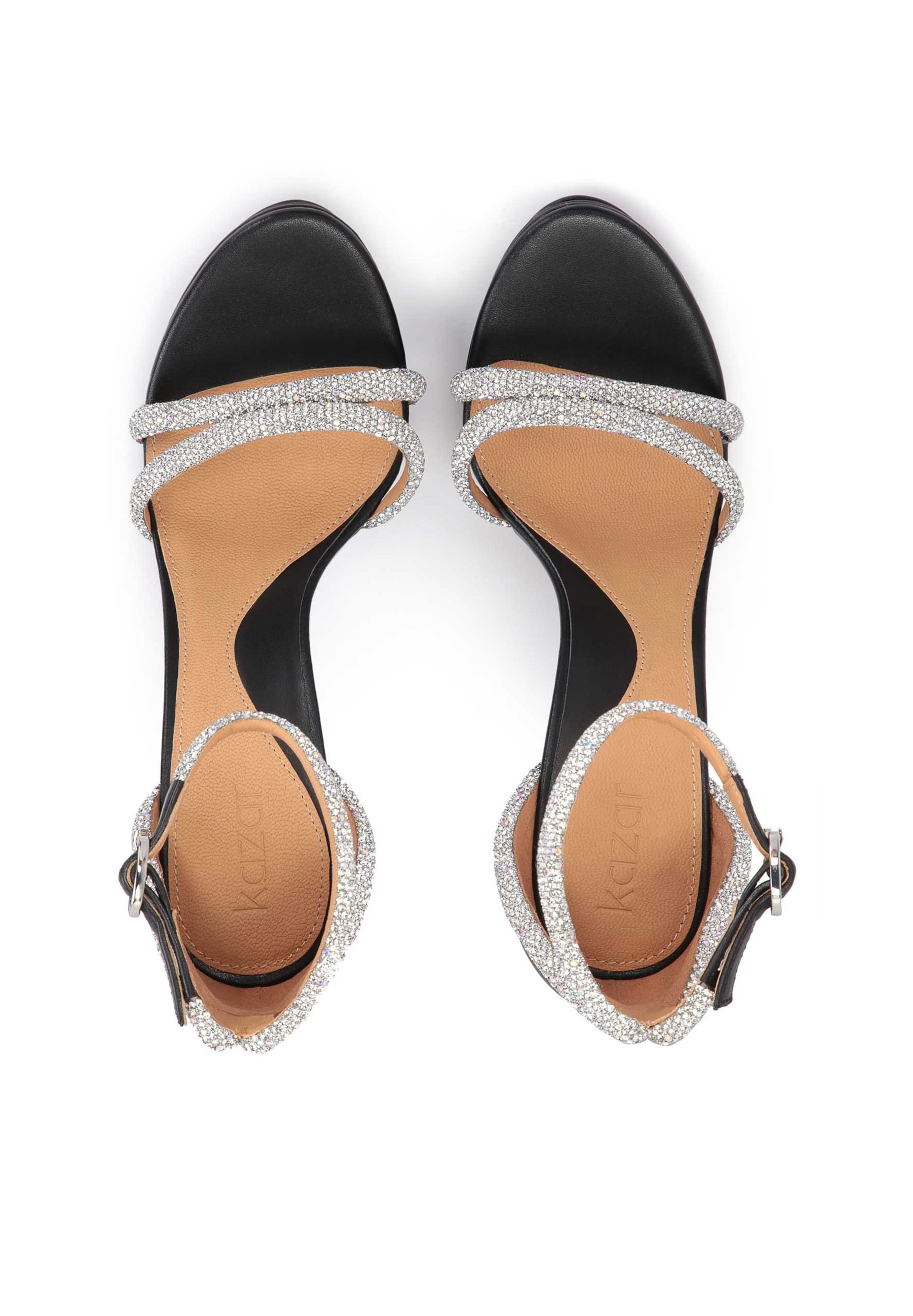 Kazar Strap sandal in Black