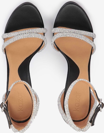 Kazar Strap Sandals in Black