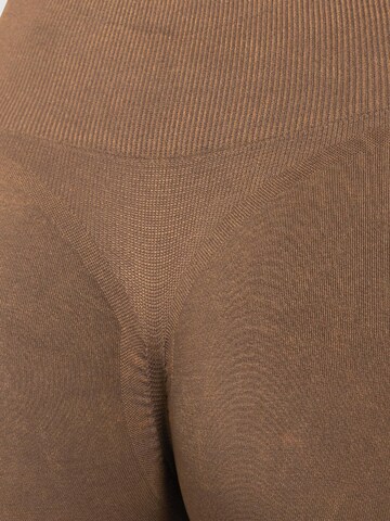 Coupe slim Leggings ' Yune ' Smilodox en marron
