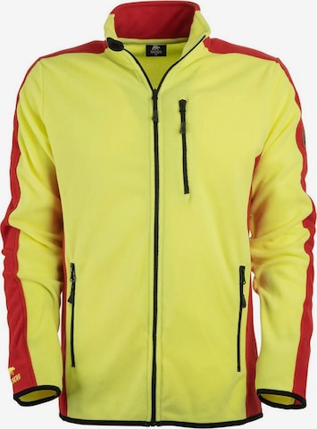 FORSBERG Fleece Jacket 'Bjarkir' in Yellow: front