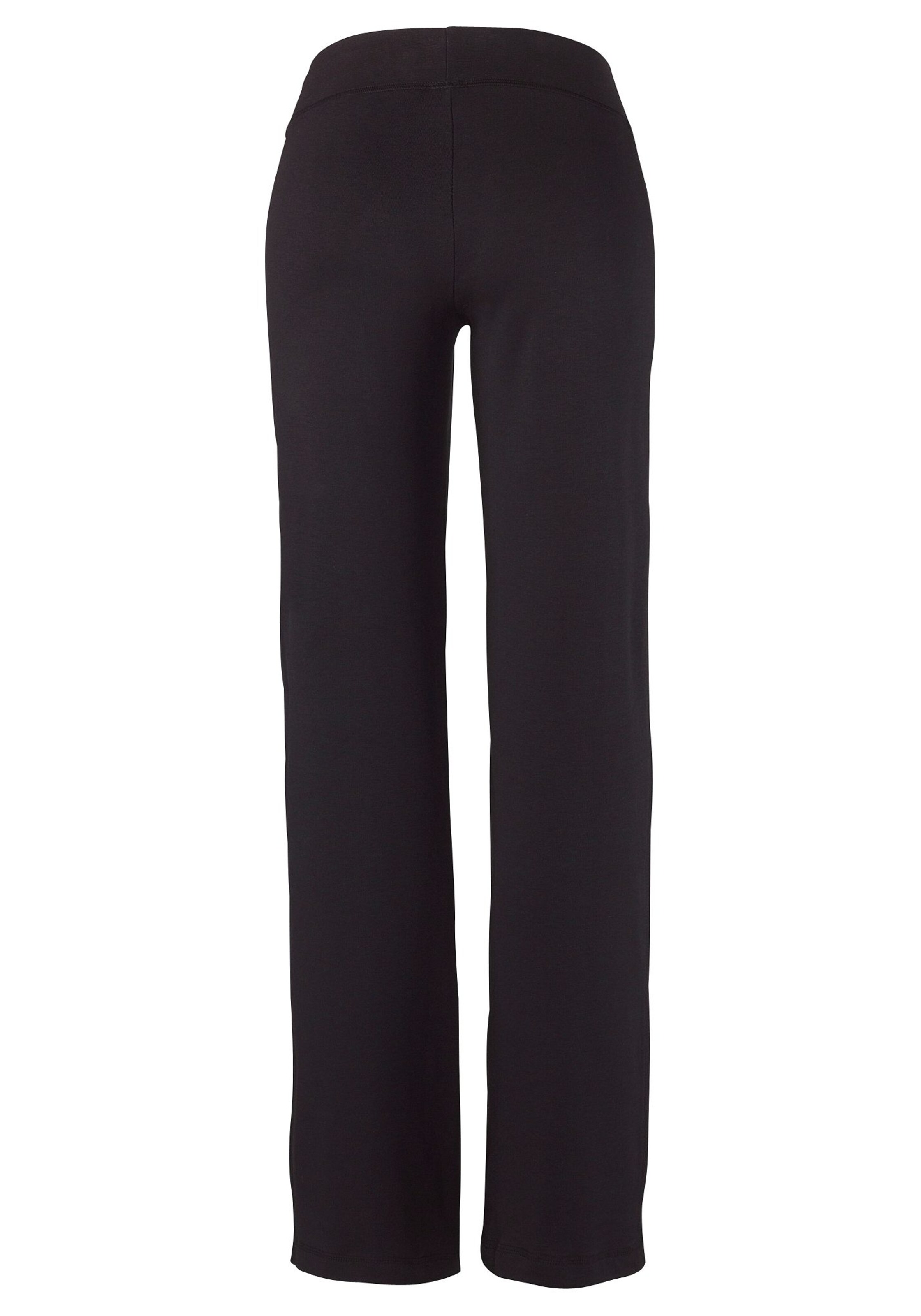 H.I.S Široke hlačnice Hlače | črna barva